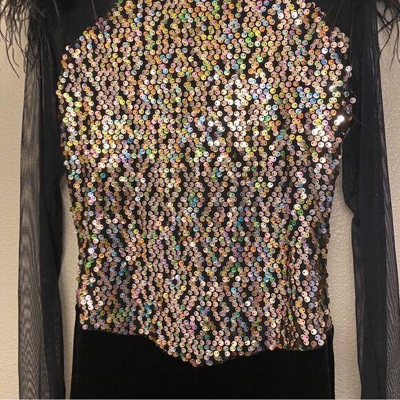 A wish come true dance costume leotard feather 22922 Did Ya - MA Medium adult - Picture 4 of 10